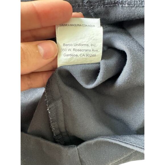 Grey’s Anatomy Women’s Gray Scrub Top Size Large V-Neck 3 Pocket Stretch 7187 - Picture 7 of 7